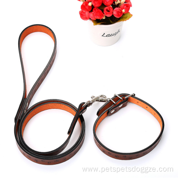 Wholesale Leather Dog Collar and Pet Leather Leash
